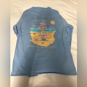 Simply Southern Coastal Blue Tee